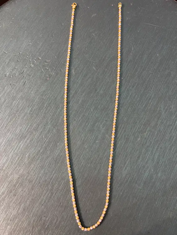 گردنبند گوی البرناردو دو رنگ