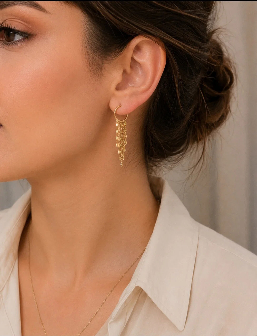 گوشواره شرابه ای