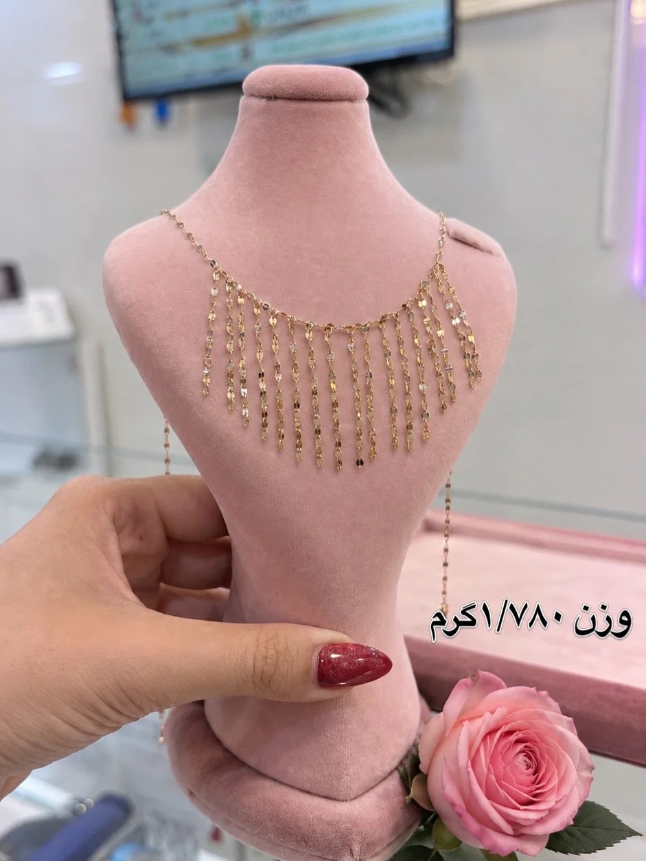 زنجیرمتصل شرابه و قلب و پاپیون